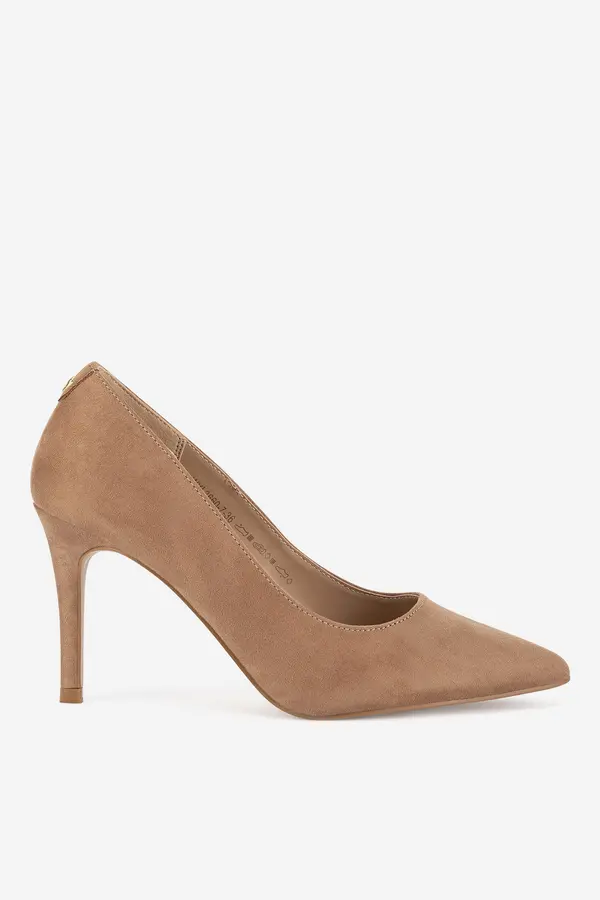 DeeZee Čevlji s peto DeeZee WYL3660-7 Burlywood