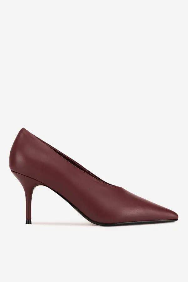 gino rossi Čevlji s peto Gino Rossi CLEO-1527-1-TB Burgundy