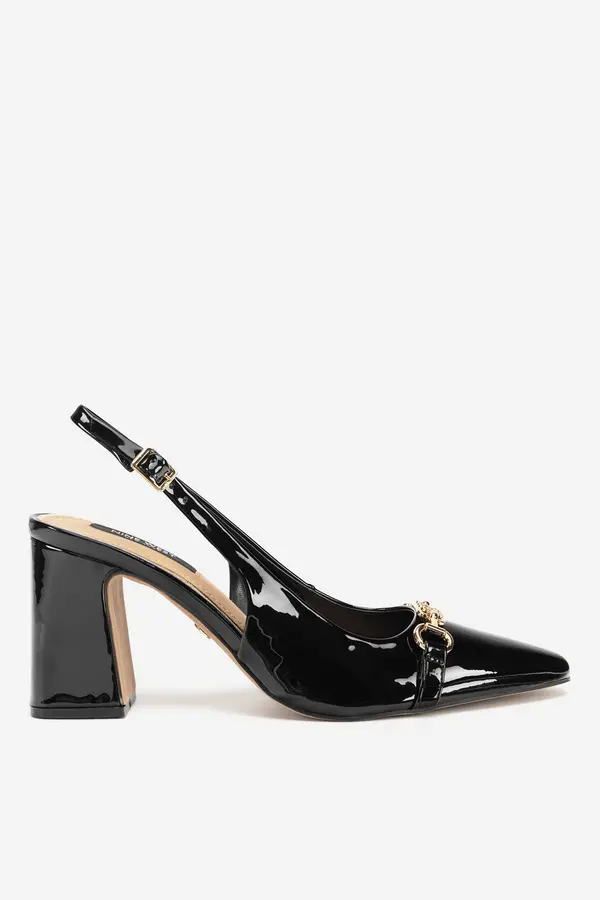 Nine West Čevlji s peto NINE WEST PD0023-01 Črna