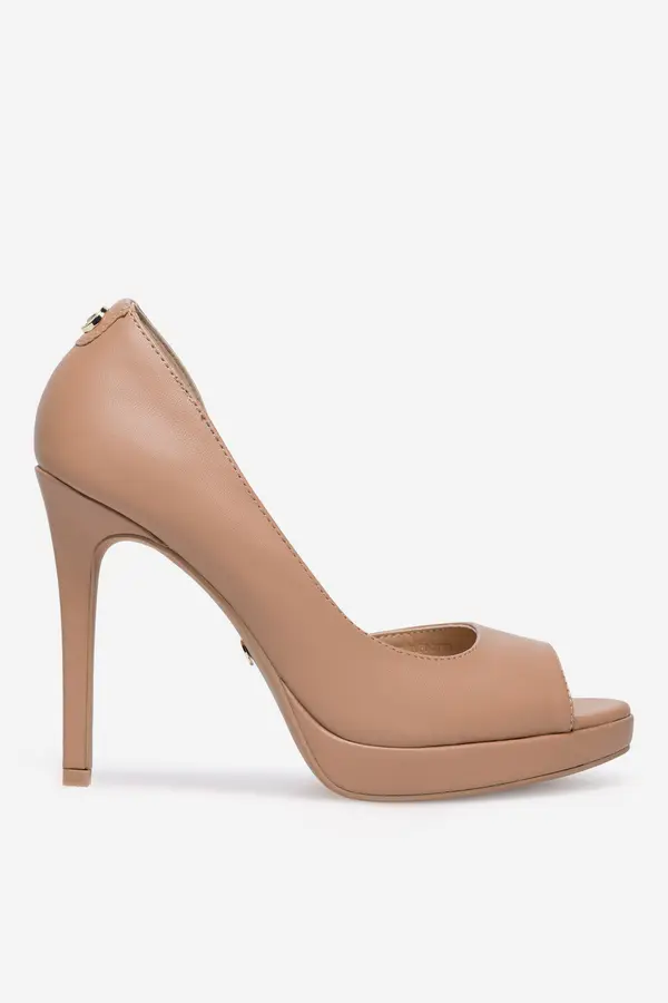 Nine West Čevlji s peto NINE WEST WFA2733-1 Bež