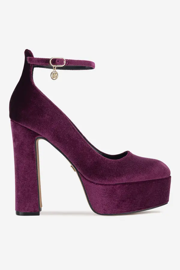 Nine West Čevlji s peto NINE WEST WFA3040-1 Vijolična