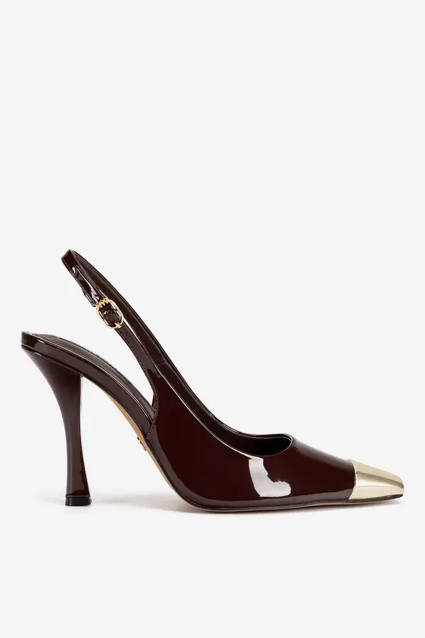Nine West Čevlji s peto NINE WEST WFA3376-1 Rjava