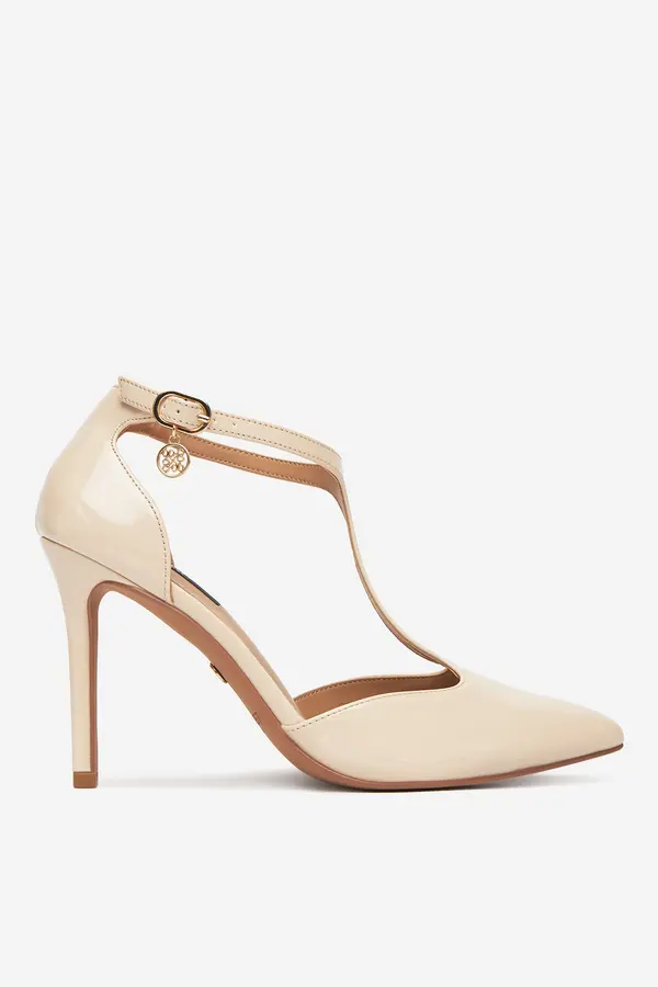 Nine West Čevlji s peto NINE WEST WS21582-01 Bež