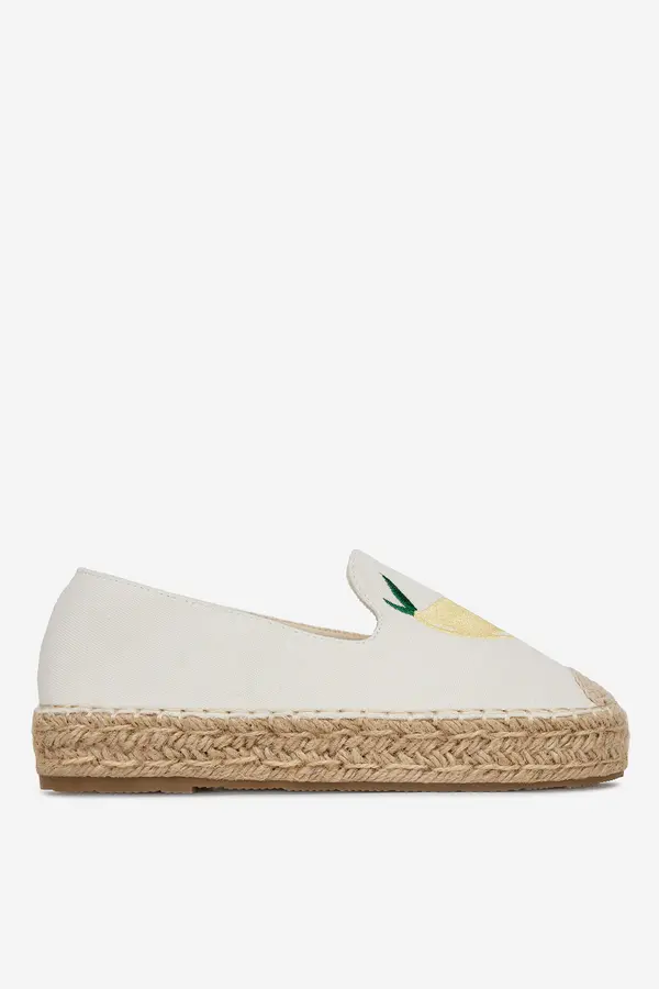DeeZee Espadrile DeeZee 8-807-2 Bela