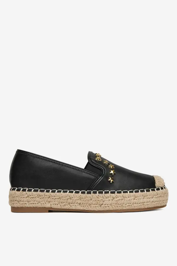 DeeZee Espadrile DeeZee MSD53 Črna