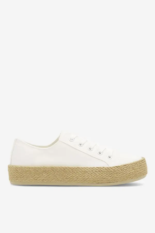 DeeZee Espadrile DeeZee WS19130-3 Bela