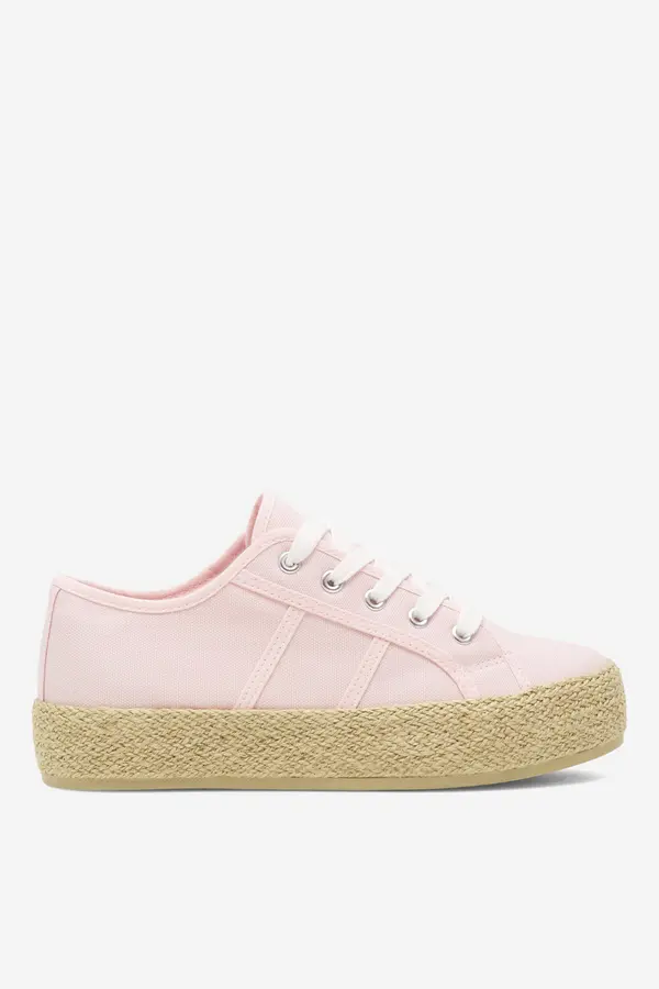 DeeZee Espadrile DeeZee WSS21067-01 Roza