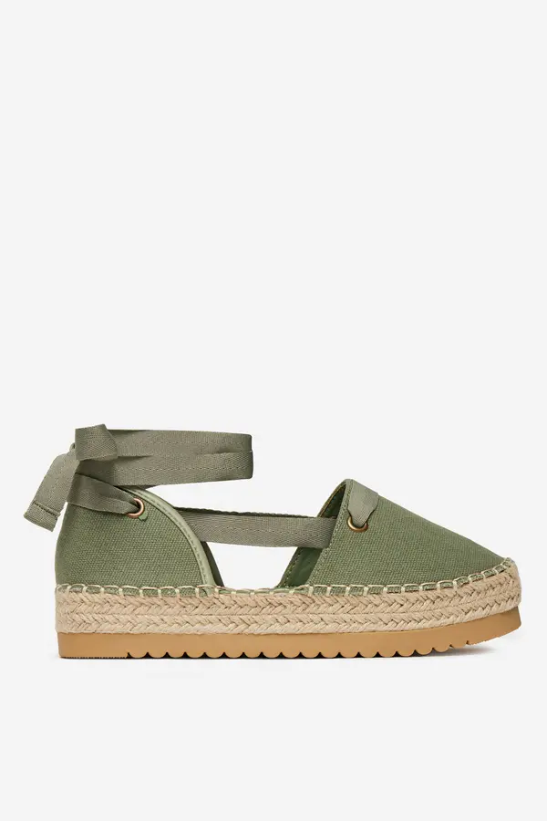 DeeZee Espadrile DeeZee ZYLS093 Kaki