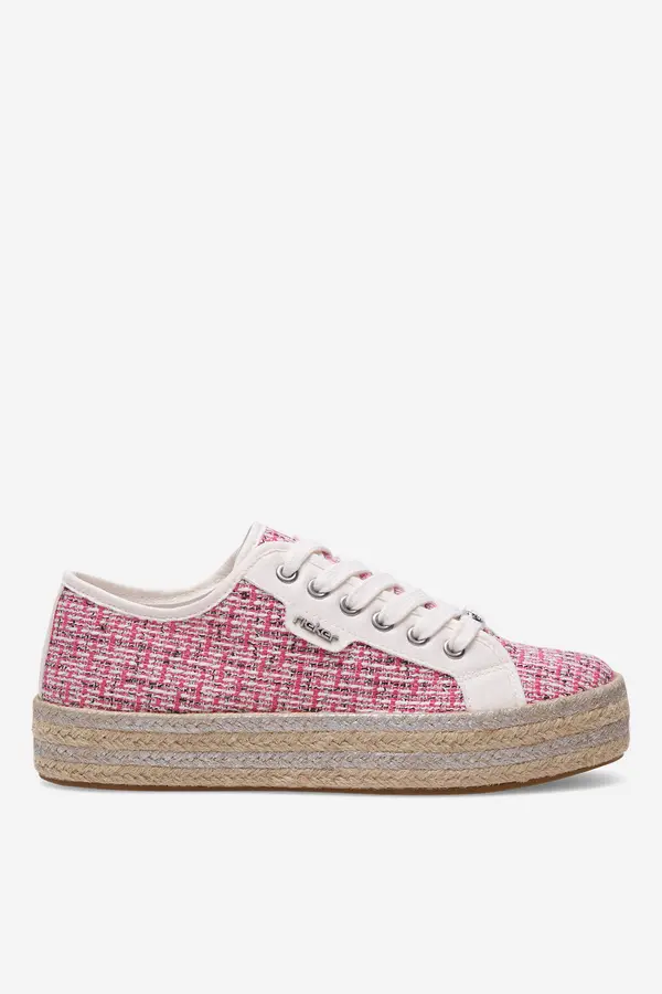Rieker Espadrile Rieker 94000-31 Roza
