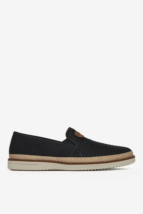 Rieker Espadrile Rieker B2366-00 Mornarsko modra