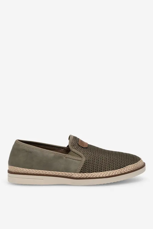 Rieker Espadrile Rieker B2366-54 Zelena