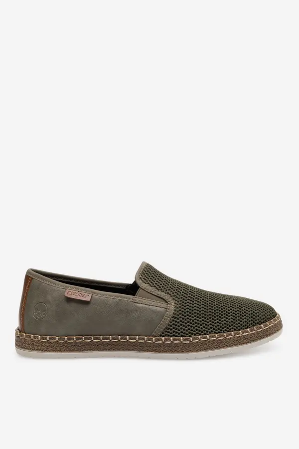 Rieker Espadrile Rieker B5265-54 Zelena