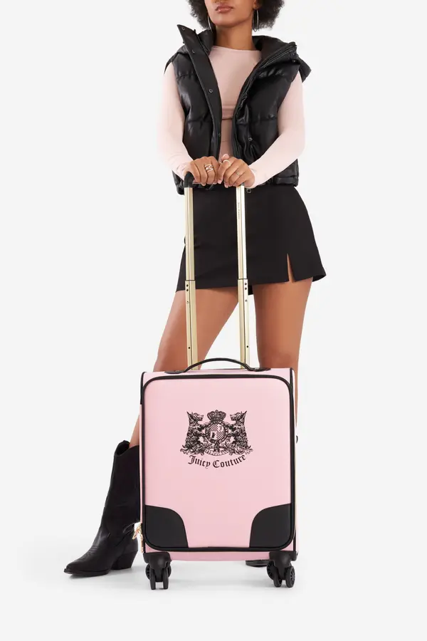 Juicy Couture Kovček JUICY COUTURE AEJXT4109TPO416 Roza