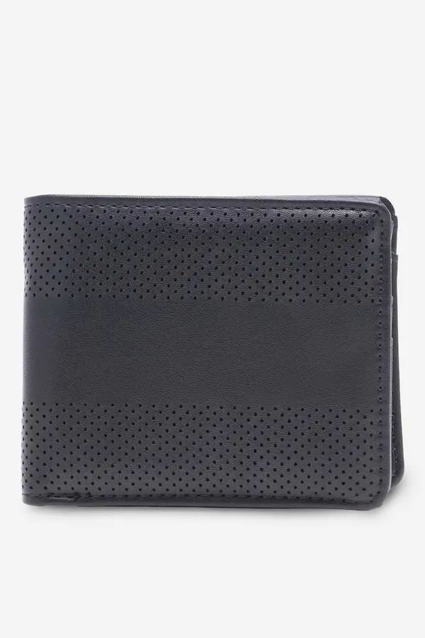 Lanetti Moška denarnica Lanetti 4M1-001-AW23 Črna
