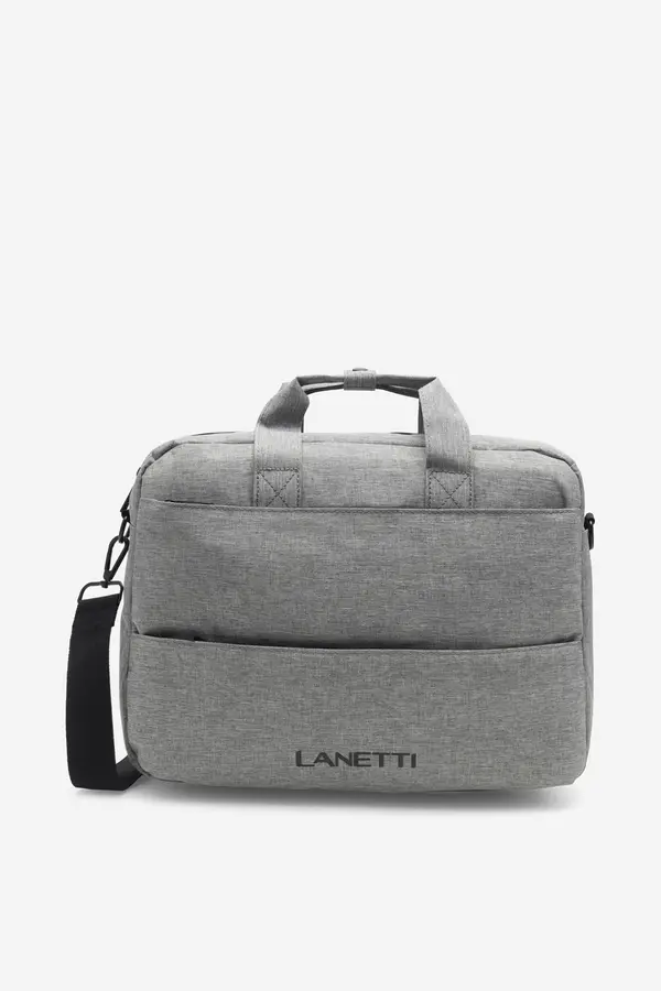 Lanetti Moška torba Lanetti LAN-K-011-04L Siva
