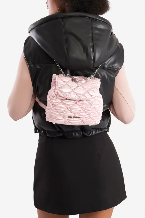 Juicy Couture Nahrbtnik JUICY COUTURE BIJXT8666WIP Živo roza