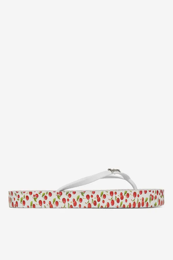 Juicy Couture Natikači za bazen Juicy Couture 800291A Bela