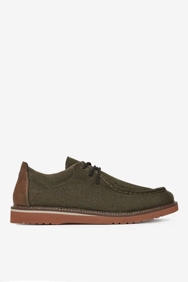 Rieker Nizki čevlji Rieker 04502-54 Kaki