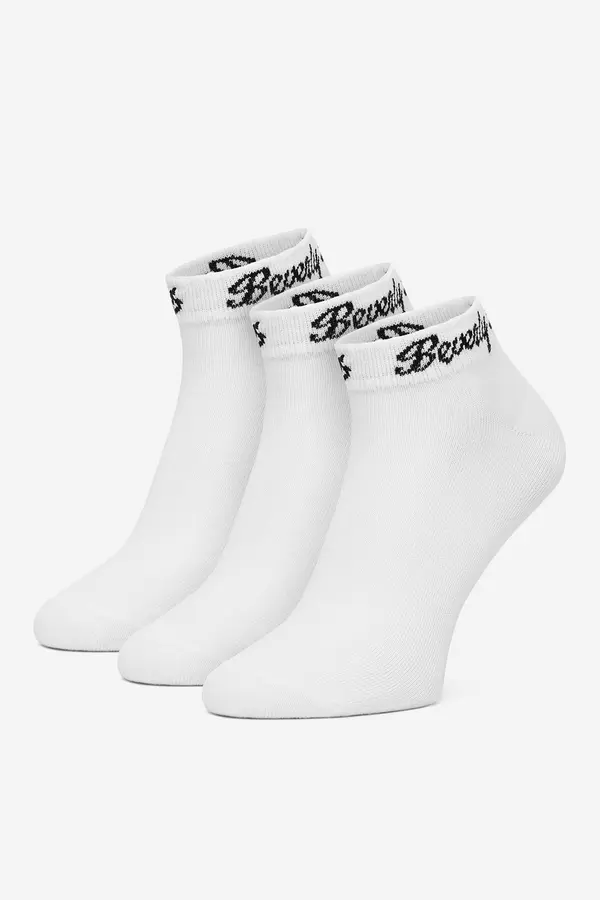 Beverly Hills Polo Club Nogavice BEVERLY HILLS POLO CLUB KR_BHPC_GOAL_S_SS2025_(3PACK) Bela