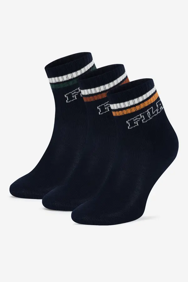 Fila Nogavice Fila F8080-AW24 (3-PACK) Mornarsko modra