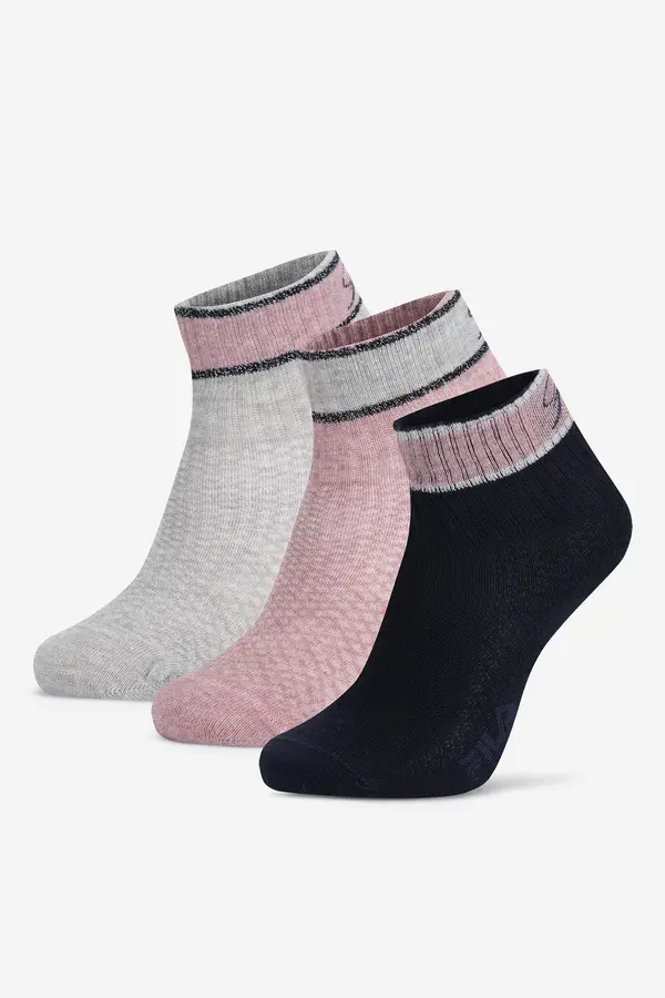 Fila Nogavice Fila F8206-AW24 (3-PACK) Roza