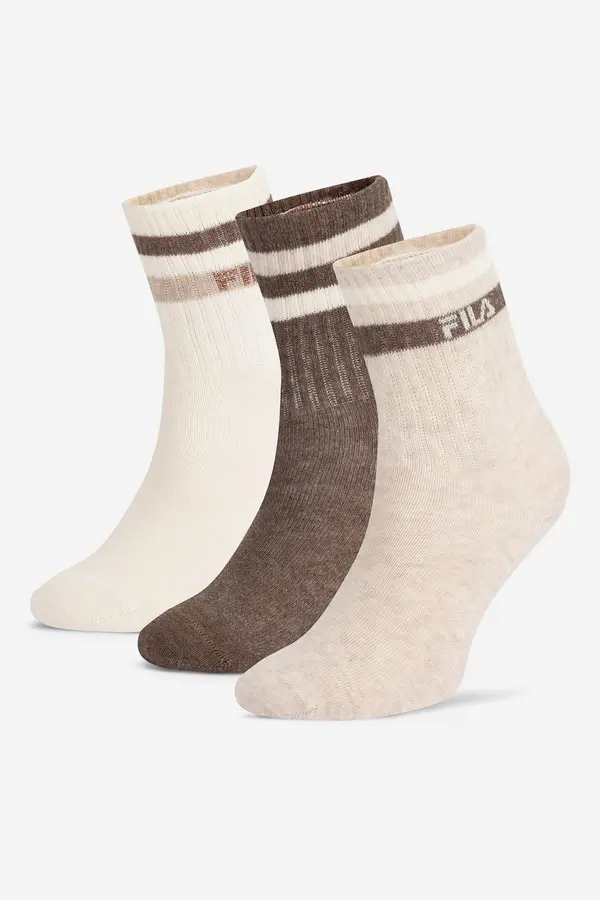 Fila Nogavice Fila F8207-AW24 (3-PACK) Krem