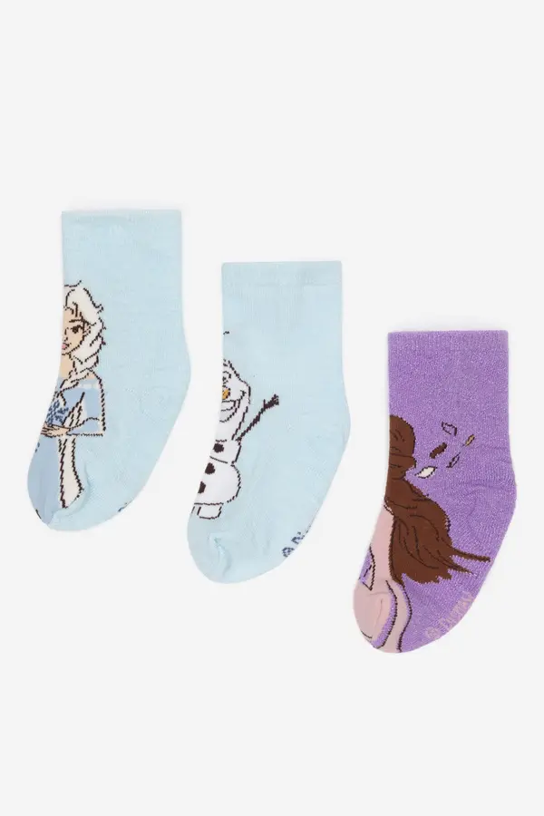 frozen Nogavice Frozen ACCCS-AW24-234DFR (3-PACK) Vijolična
