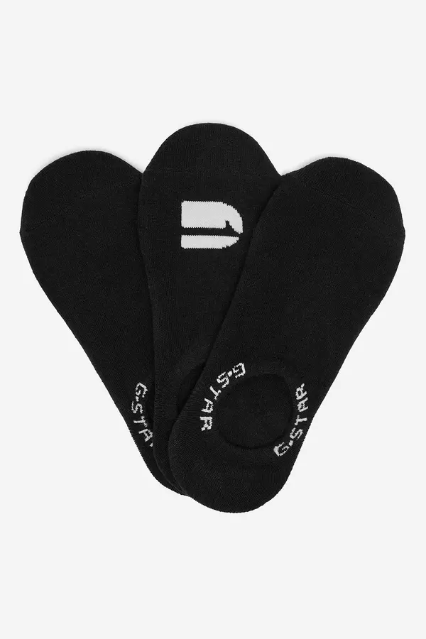 G-Star Raw Nogavice G-STAR RAW AS_G-STAR_S_020_SS25 (3-PACK) Črna