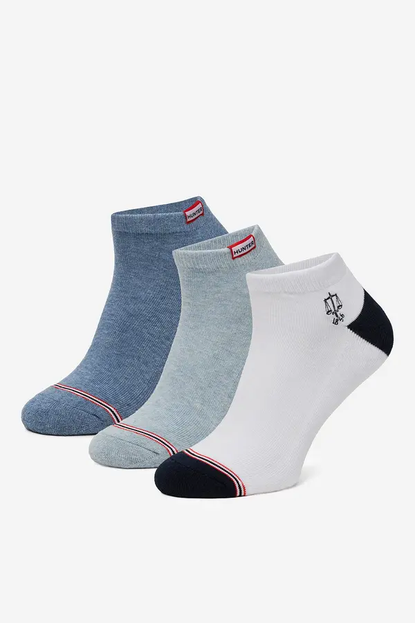 Hunter Nogavice HUNTER AS_HUNTER_01S_SS25 (3-PACK) Modra
