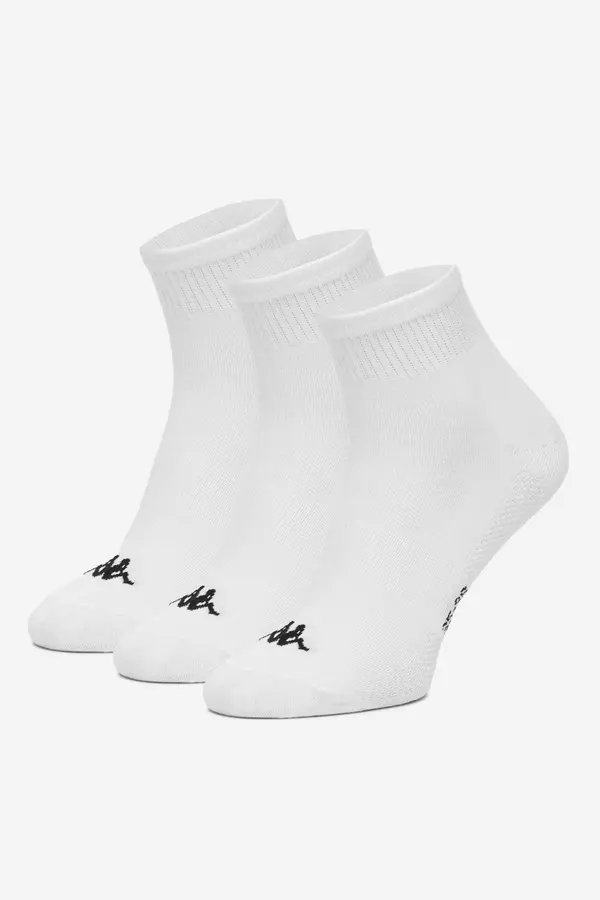 Kappa Nogavice Kappa KR_FRESH_SS25 (3-PACK) Bela
