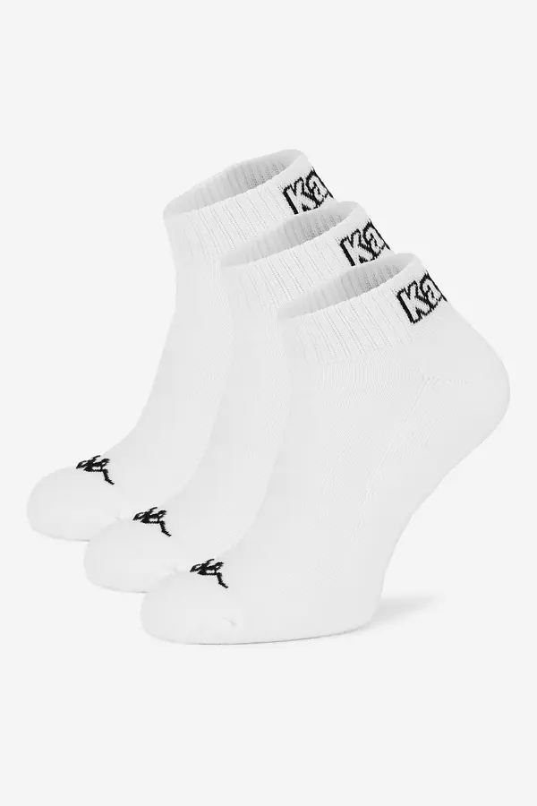 Kappa Nogavice Kappa KR_GOAL_SS25 (3-PACK) Bela