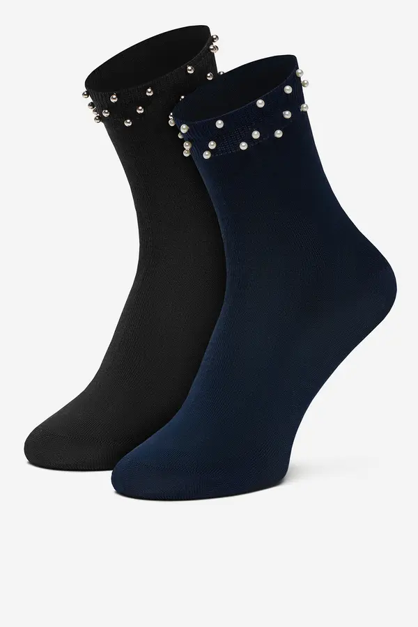 Nine West Nogavice NINE WEST KR_NW_PEARL_Z_SS25 (2 PACK) Črna