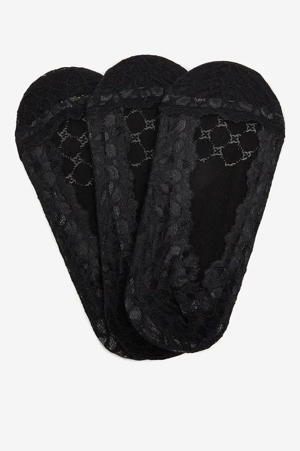 Nine West Nogavice NINE WEST LA_NW_4WB_005_SS25 (3-PACK) BLACK Črna