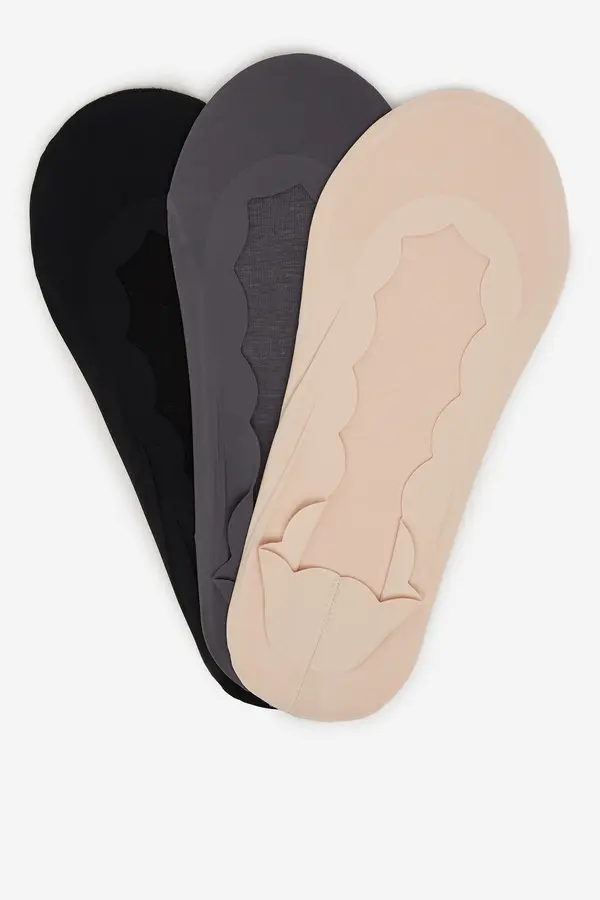 Nine West Nogavice NINE WEST LA_NW_4WB_009_SS25 (3-PACK) BKACK/MIX Črna