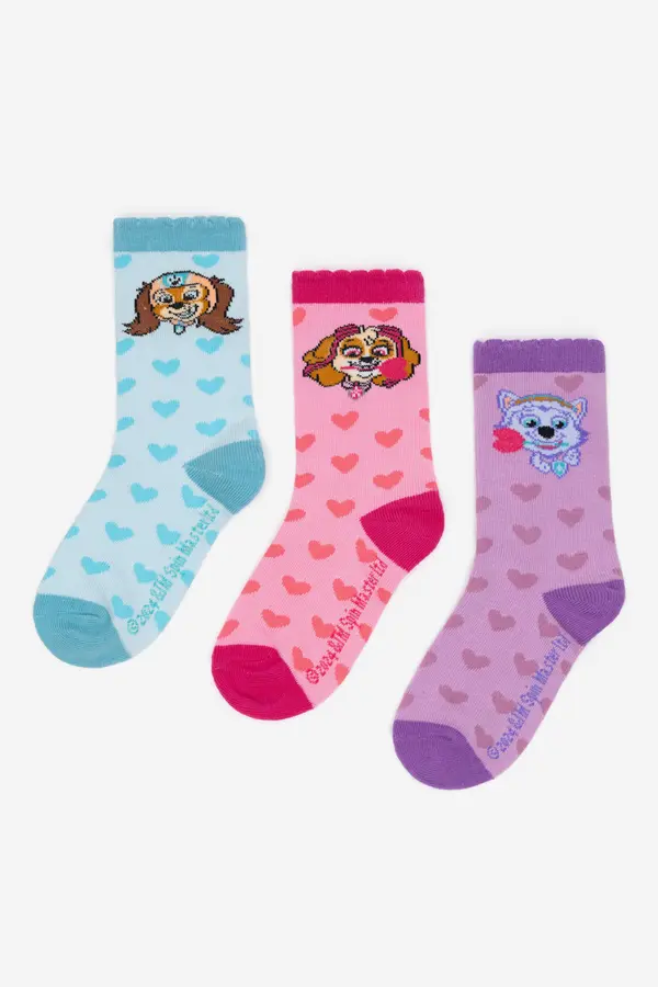 Paw Patrol Nogavice Paw Patrol ACCCS-AW24-327PAW (3-PACK) Mix