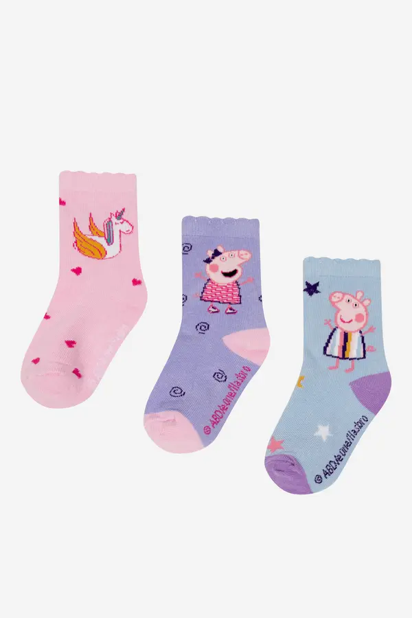 Peppa Pig Nogavice PEPPA PIG ACCS-SS24-234PP Roza