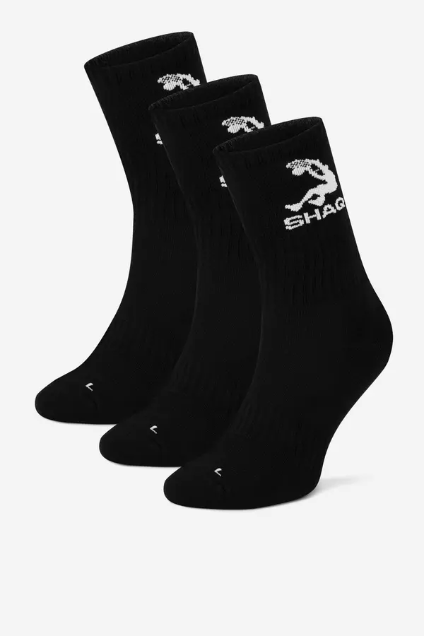SHAQ Nogavice SHAQ SHQ-MB-003-AW24 (3-PACK) Črna