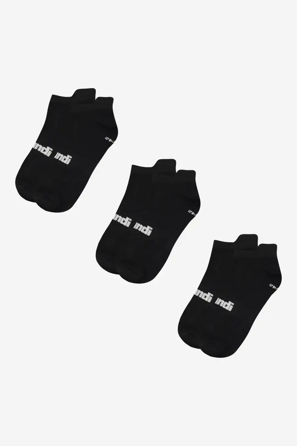 Sprandi Nogavice Sprandi 0MB-001-SS23 (3-PACK) Črna