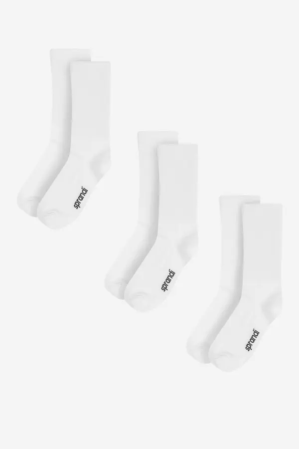 Sprandi Nogavice Sprandi 0UB-001-AW23 (3-PACK) Bela