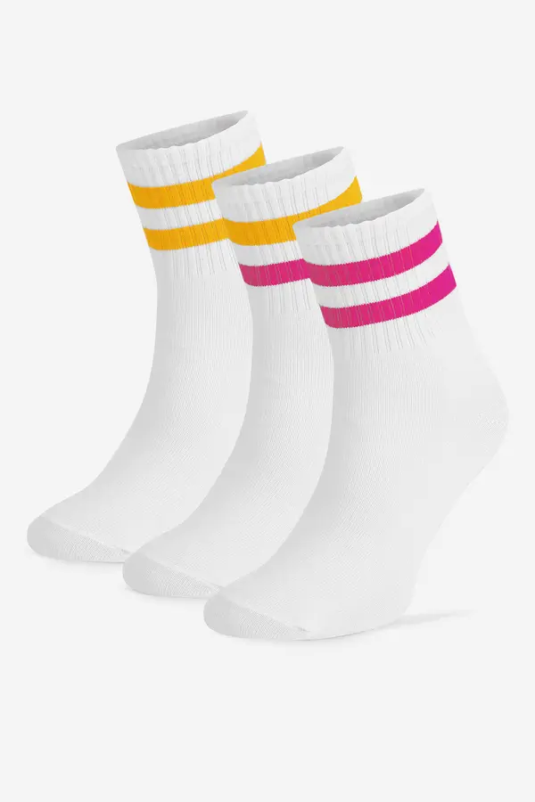 Sprandi Nogavice Sprandi 0UB-003-AW24 (3-PACK) Rumena