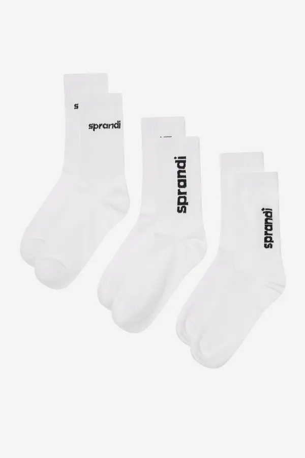 Sprandi Nogavice Sprandi 0WB-004-SS23 (3-PACK) Bela