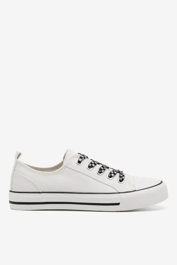 DeeZee Platnene superge DeeZee CSS20377-13 Bela