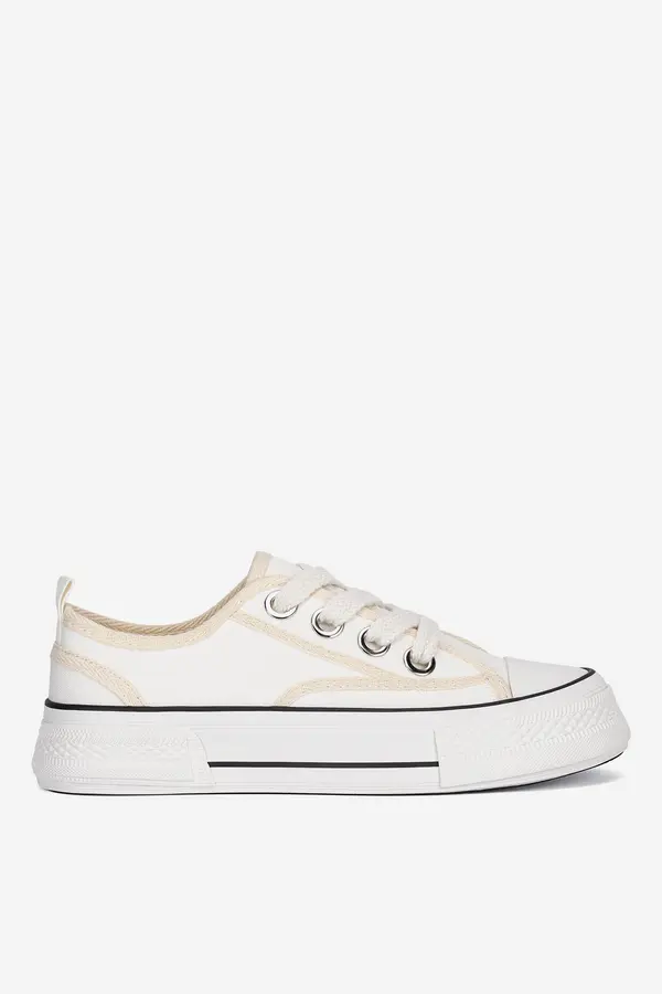 DeeZee Platnene superge DeeZee WFA2914-1 Bela