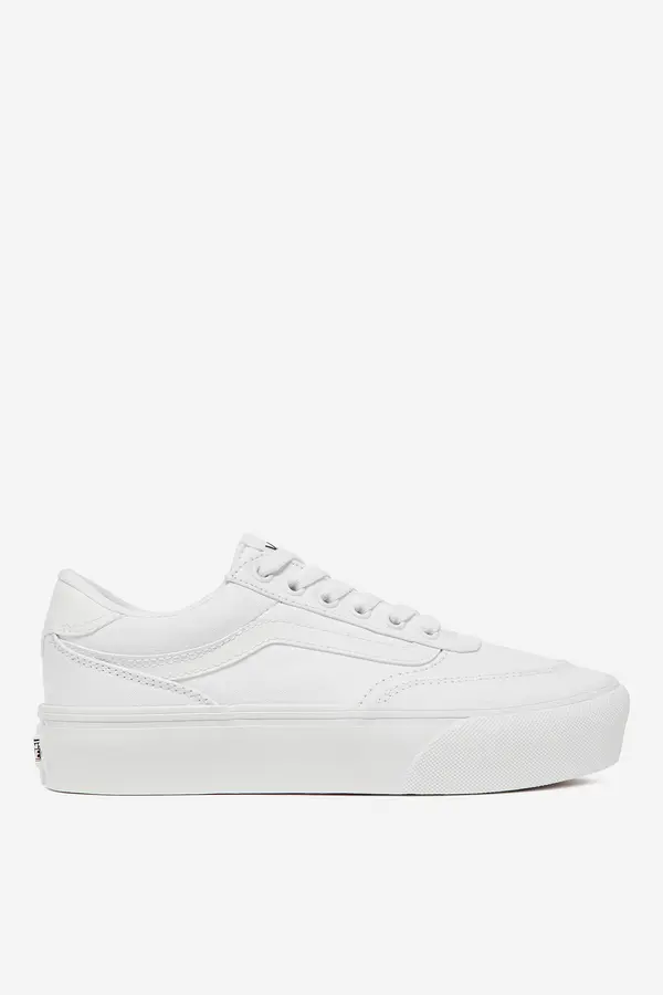 Vans Platnene superge Vans BROOKLYN LS PLATFORM VN000DC4WWW1 Bela