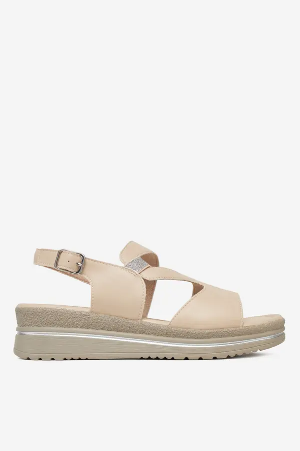 Clara Barson Sandali Clara Barson WS2506-04 Bež