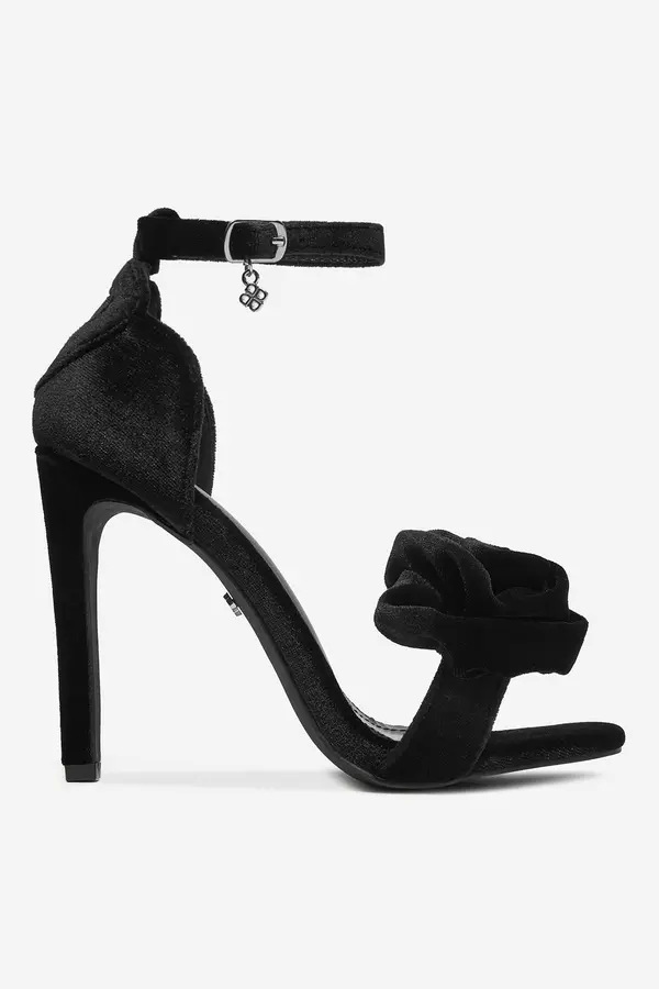 DeeZee Sandali DeeZee LB5478-96 Črna