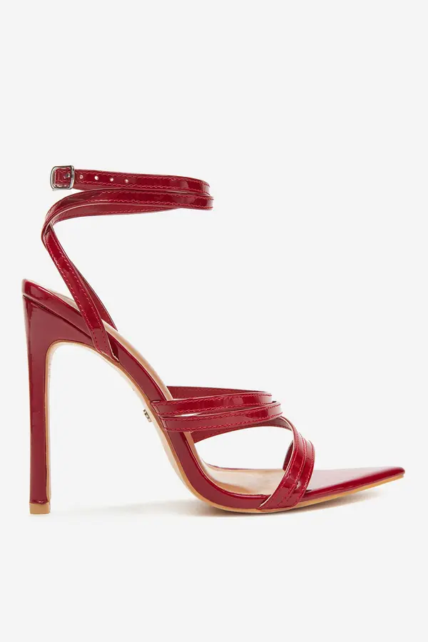 DeeZee Sandali DeeZee YC7562-S-LP1 Temno rdeča