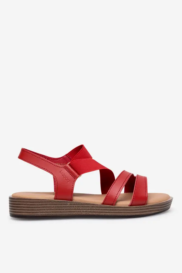 LASOCKI Sandali Lasocki WFA2720-4Z Rdeča