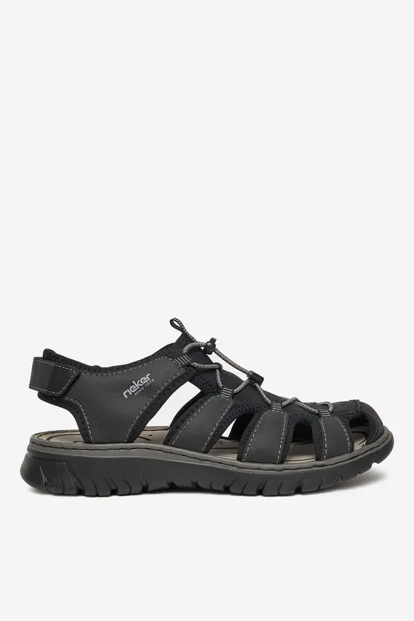 Rieker Sandali Rieker 26770-00 Črna