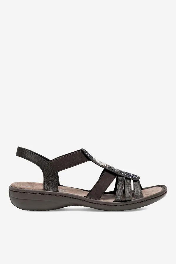 Rieker Sandali Rieker 608G9-47 Siva